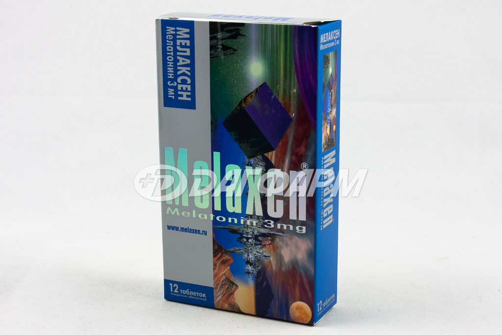 МЕЛАКСЕН таблетки, покрытые оболочкой 3мг №12