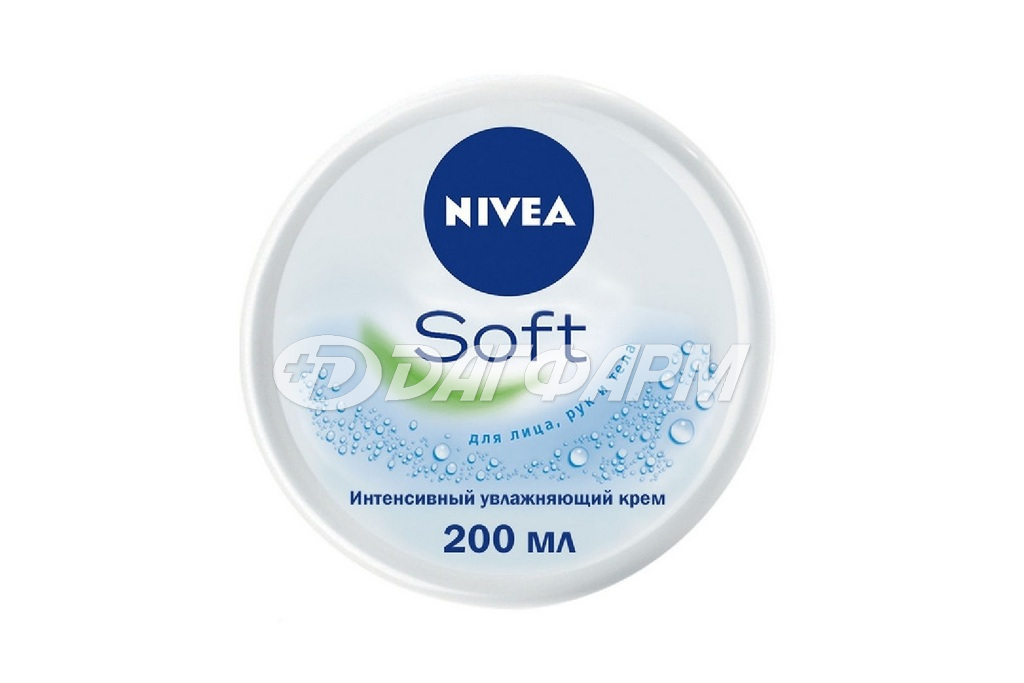 NIVEA  крем софт интенсивный увлажняющий 200мл