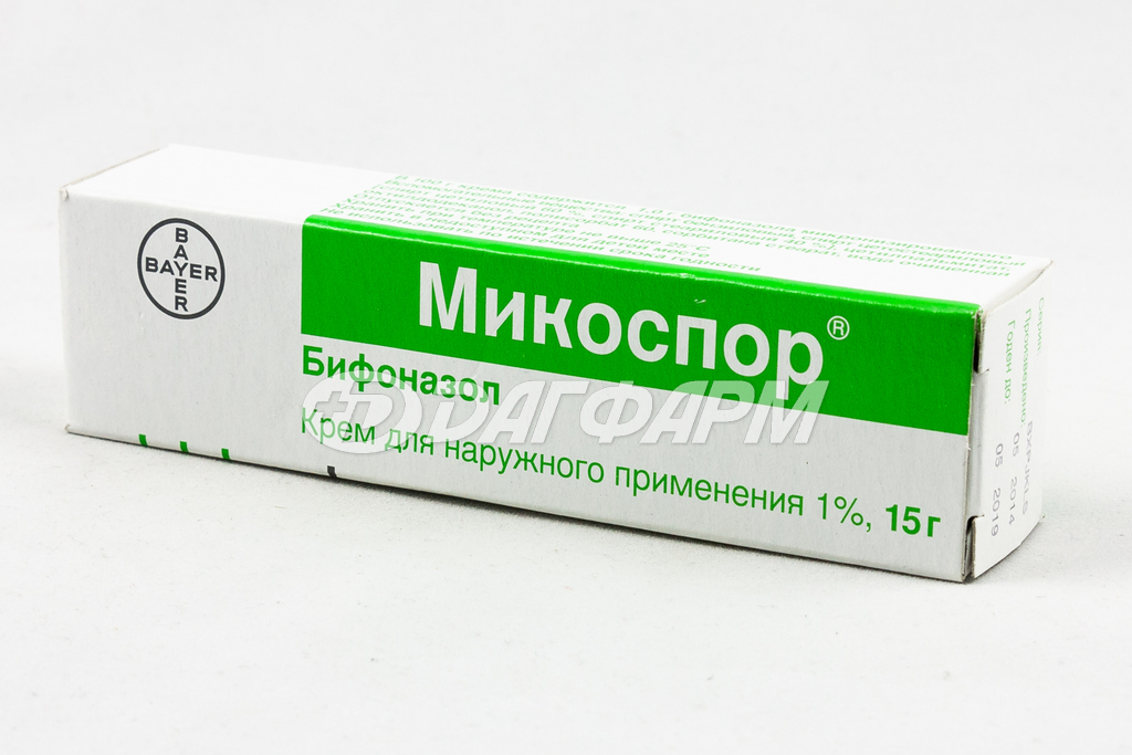 МИКОСПОР крем для наружного применения 1% 15г