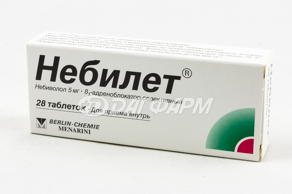 НЕБИЛЕТ таблетки 5мг №28