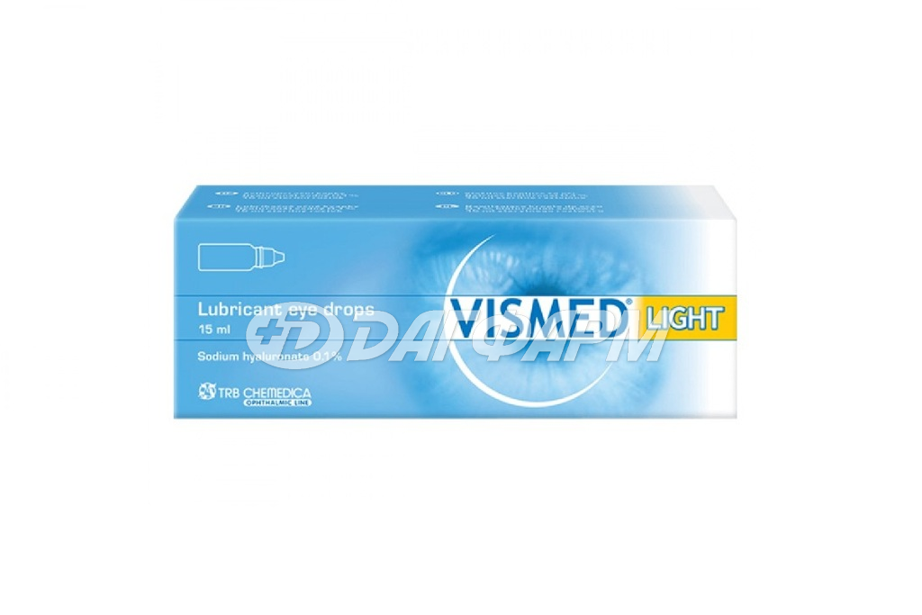 ВИЗМЕД ЛАЙТ гидрогель офтальмологический 15мл №1