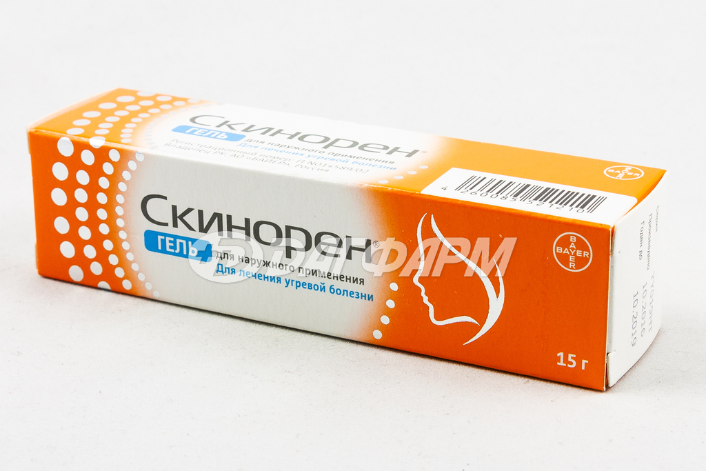 СКИНОРЕН гель для наружного применения 15% 15г