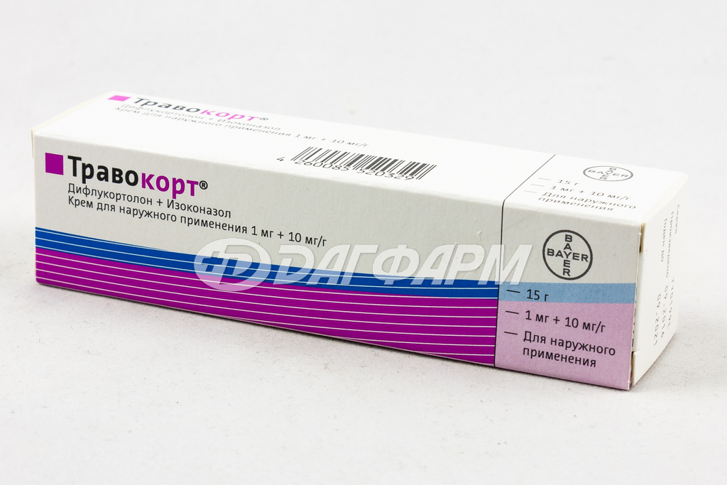 ТРАВОКОРТ крем 15г