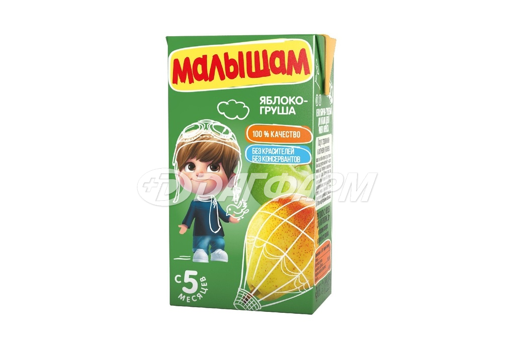 ФРУТОНЯНЯ малышам нектар яблоко/груша 200мл с 5 месяцев