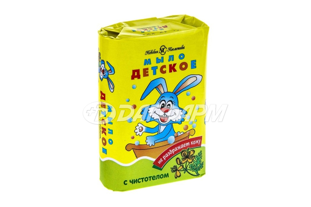 НЕВСКАЯ КОСМЕТИКА МЫЛО ДЕТСКОЕ (ЧИСТОТЕЛ) 90Г
