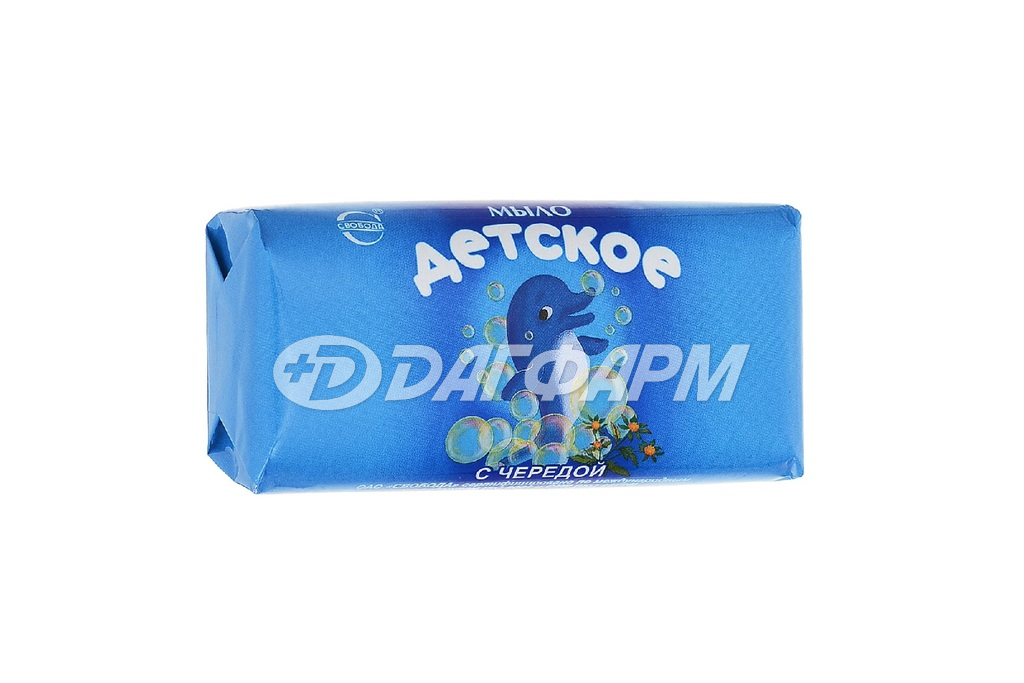 МЫЛО ДЕТСКОЕ С ЭКСТРАКТОМ ЧЕРЕДЫ 100Г