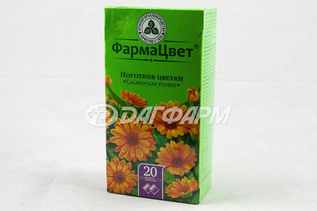 НОГОТКОВ ЦВЕТКИ (Календула), 1,5г фильтр-пакет №20