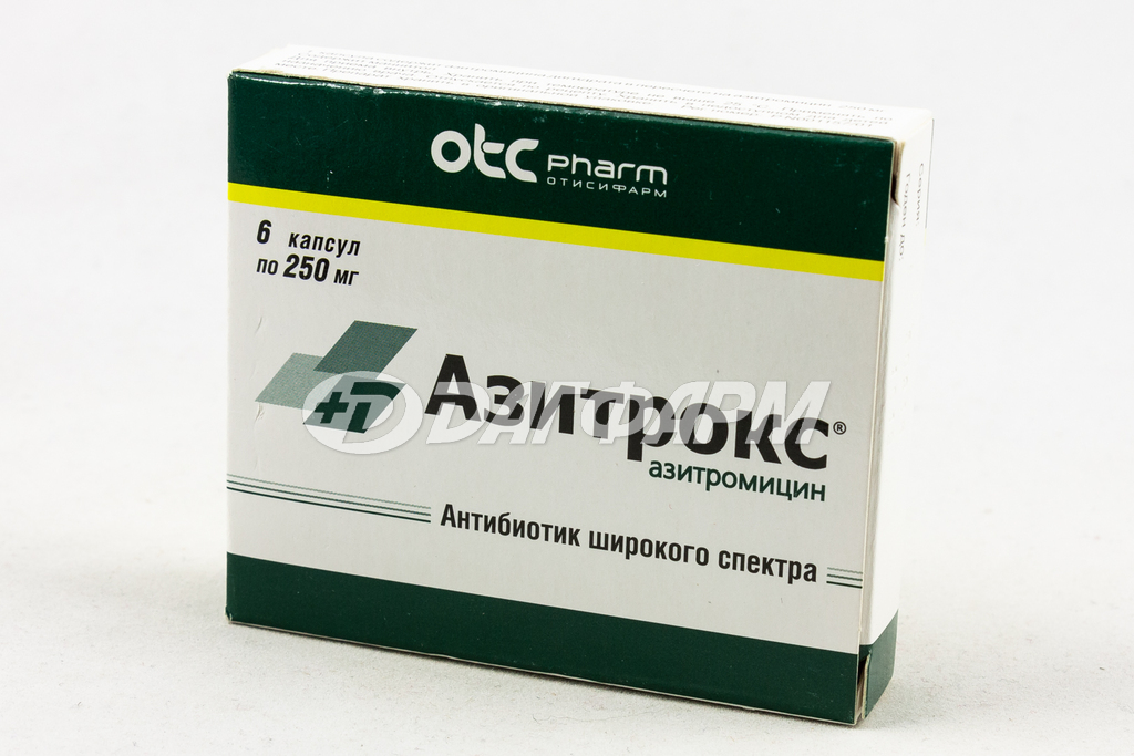АЗИТРОКС капсулы 250мг №6