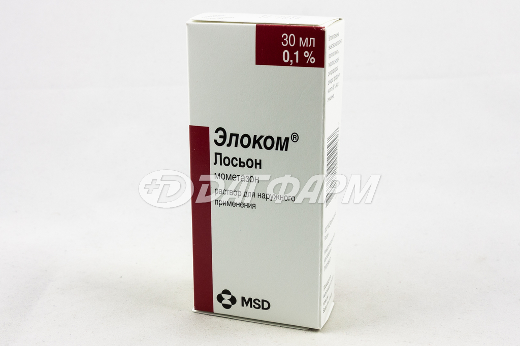 ЭЛОКОМ лосьон раствор для наружного применения флакон 0.1% 30мл