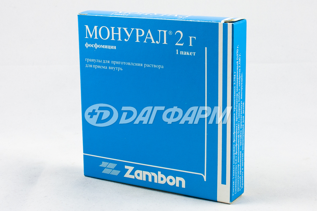 МОНУРАЛ порошок для приготовления раствора для приема внутрь 2г пакет №1
