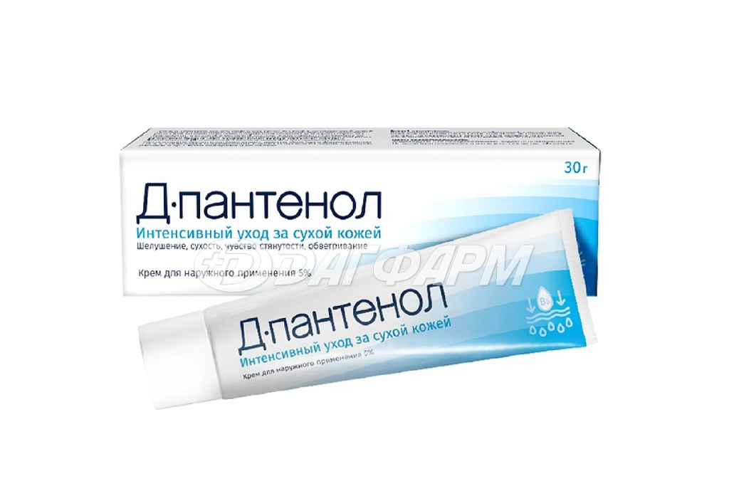 ПАНТЕНОЛ-Д крем д/наружн. прим. 5% 30г, Фармаметрикс