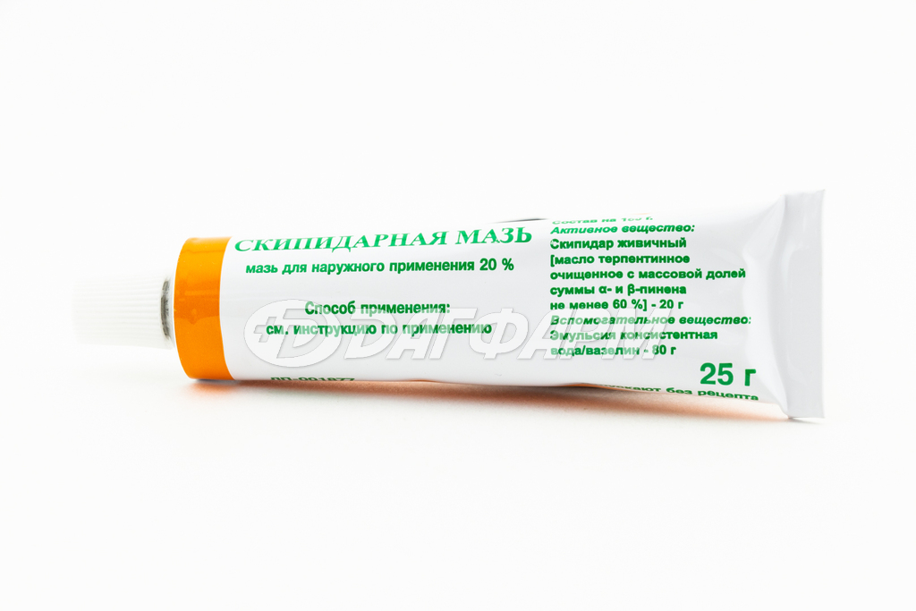 СКИПИДАРНАЯ МАЗЬ 25г тульская фф