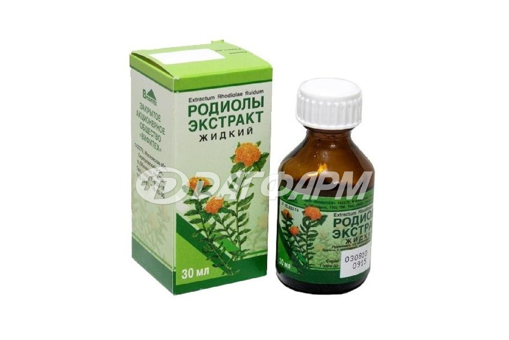 РОДИОЛЫ ЭКСТРАКТ ЖИДКИЙ для приема внутрь, флакон 30мл