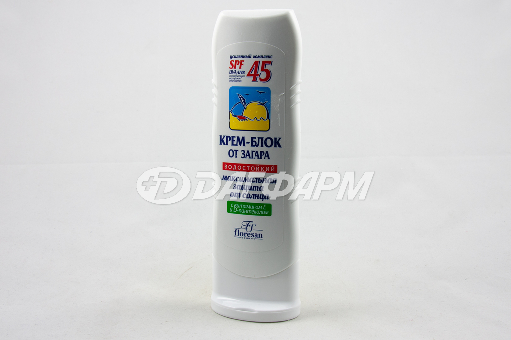 ФЛОРЕСАН крем-блок от загара spf45 125мл