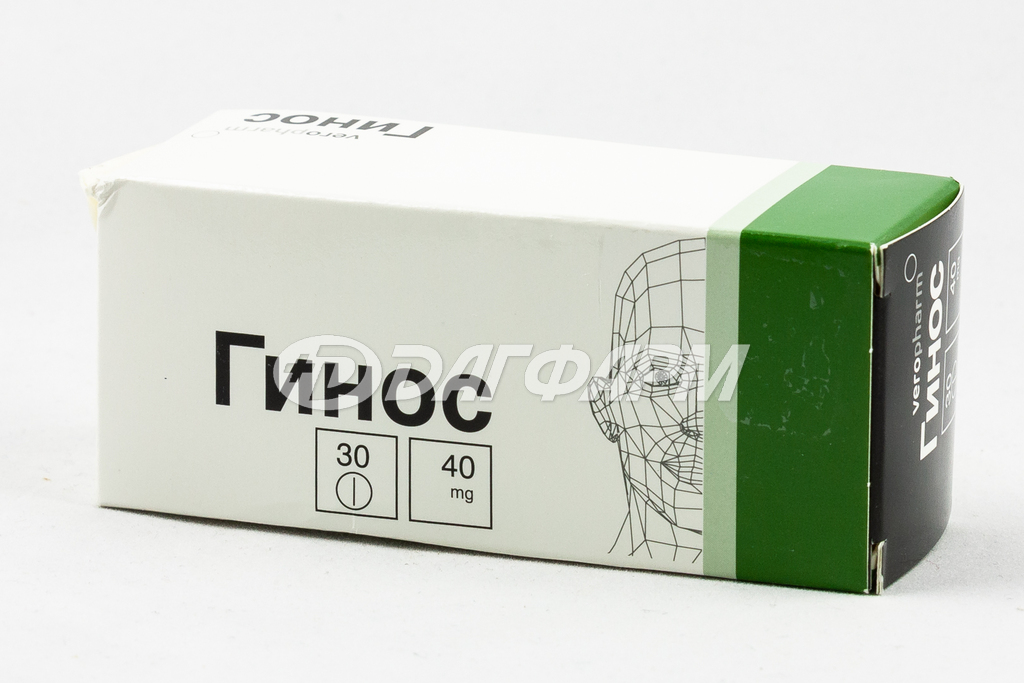 ГИНОС таблетки, покрытые оболочкой 40мг №30