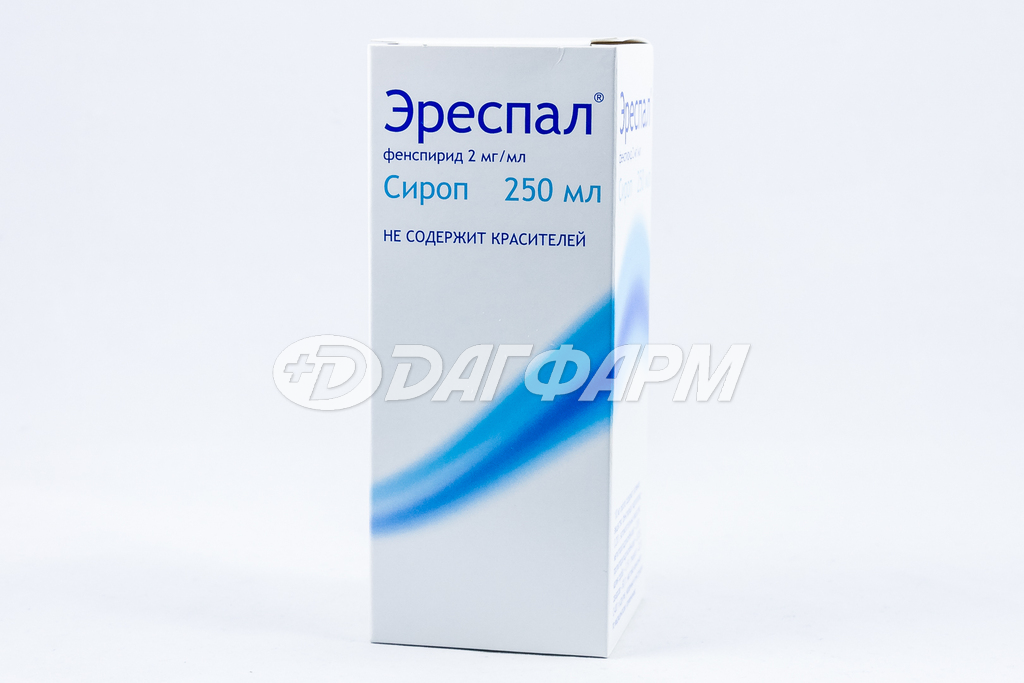 ЭРЕСПАЛ сироп 2мг/мл флакон 250мл