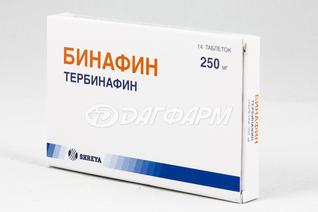 БИНАФИН таблетки 250мг №14