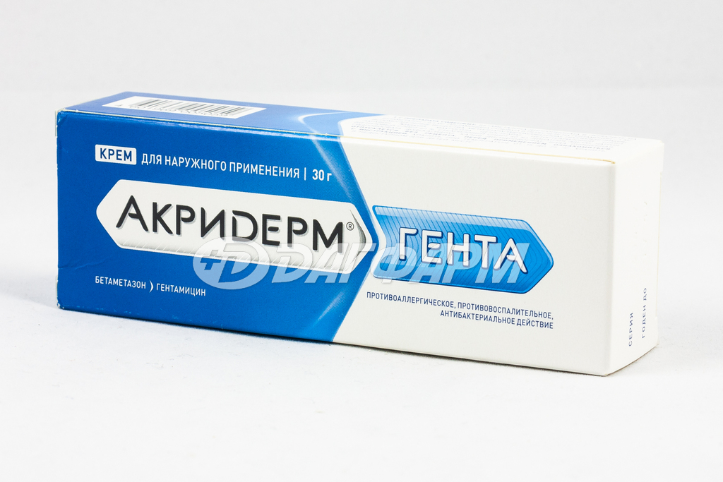 АКРИДЕРМ ГЕНТА крем 30г