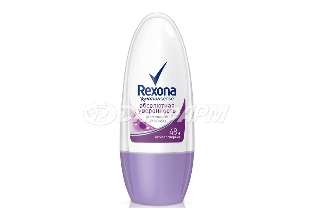 REXONA  дезодорант-ролик д/жен. абсолютная уверенность 50мл