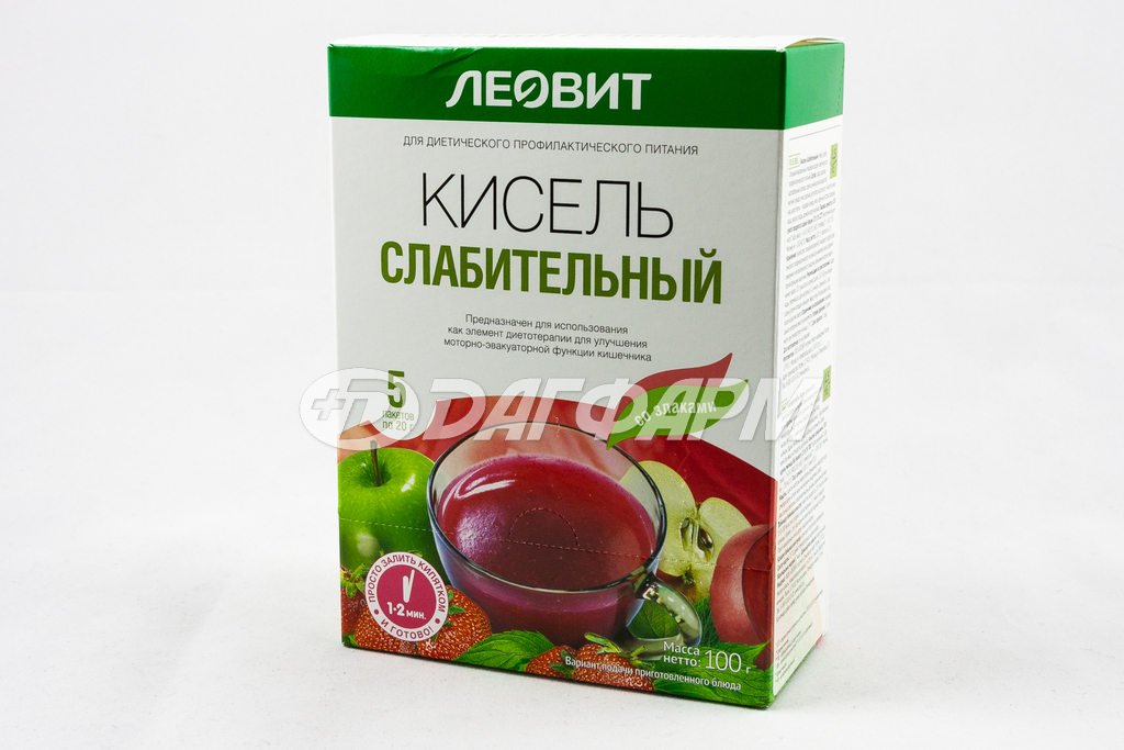 //ЛЕОВИТ КИСЕЛЬ ДИЕТИЧЕСКИЙ СЛАБИТЕЛЬННЫЙ 20Г №5 ПАК