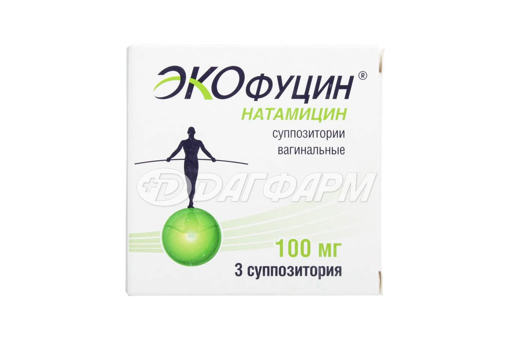 ЭКОФУЦИН 100МГ СУПП. ВАГ. №3