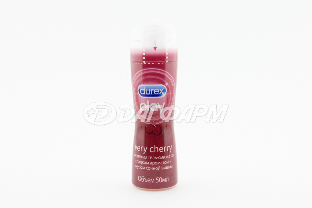 DUREX  дюрекс гель-смазка play very cherry с ароматом вишни 50мл