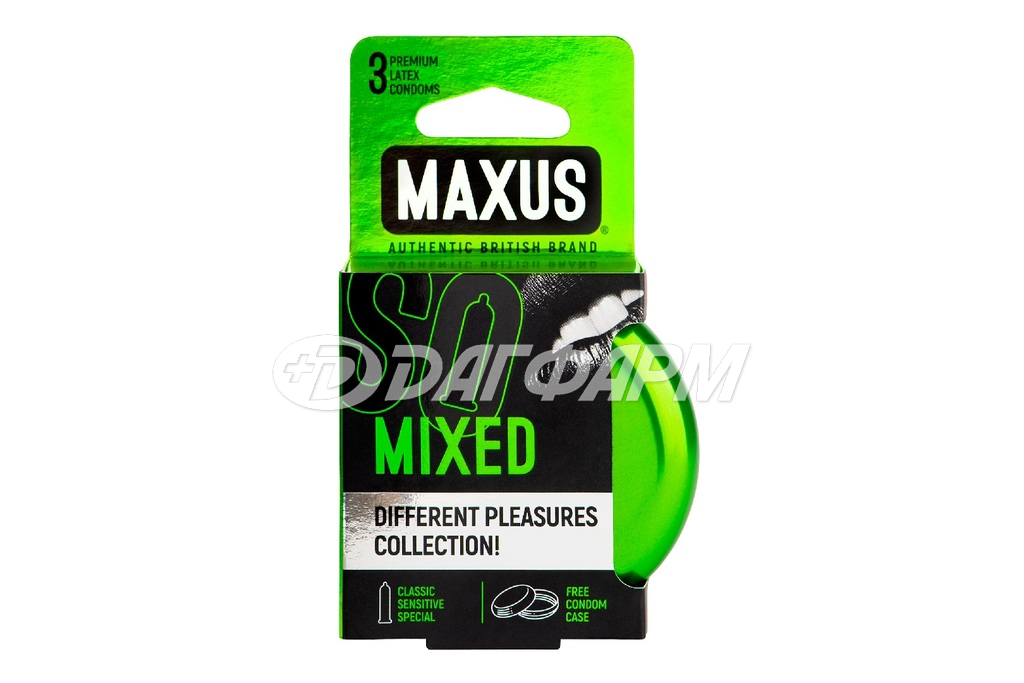 MAXUS Mixed презервативы ж/к №3