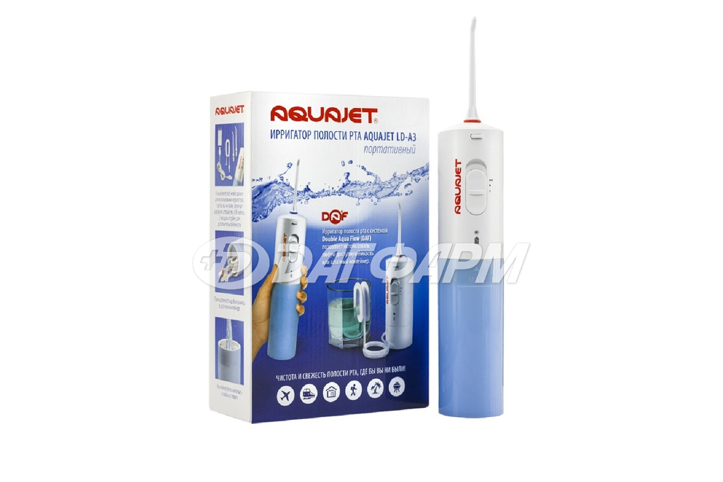 AQUAJET ирригатор полости рта LD-А3 (голубой)