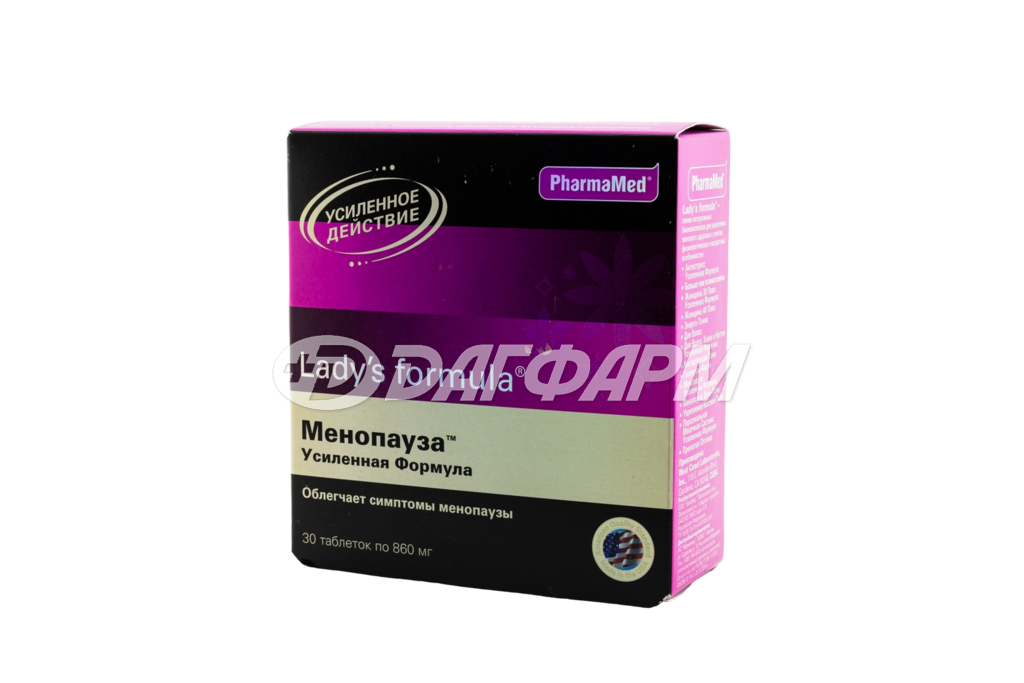 LADY'S FORMULA менопауза усиленная формула таблетки №30