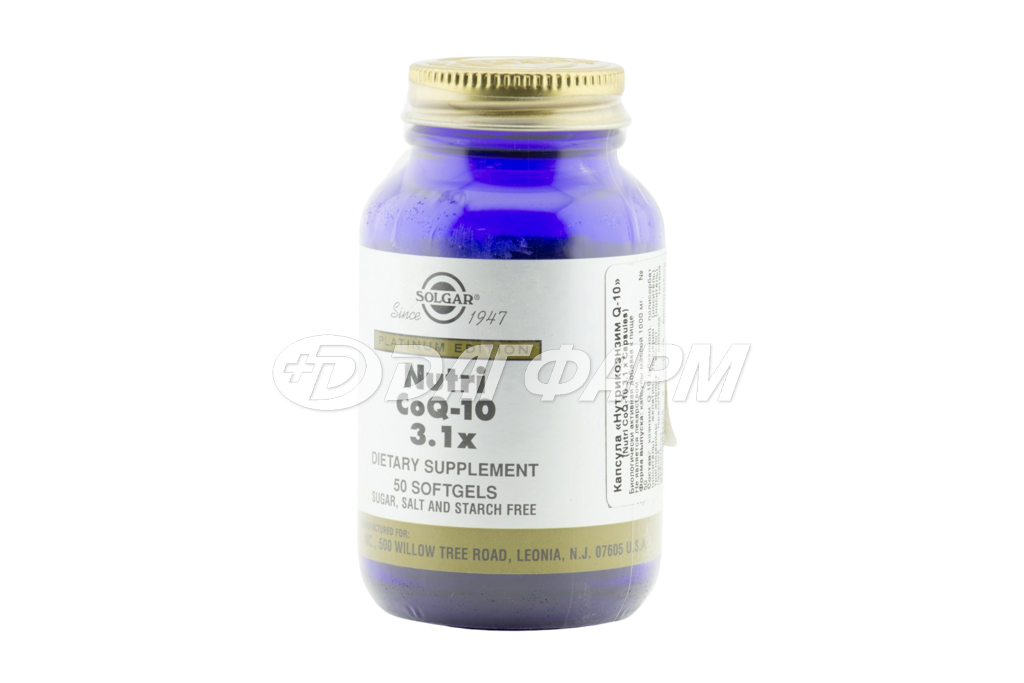 SOLGAR нутрикоэнзим q-10 капсулы №50