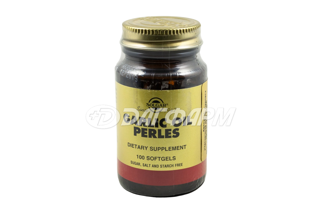 SOLGAR чесночное масло перлес капсулы №100