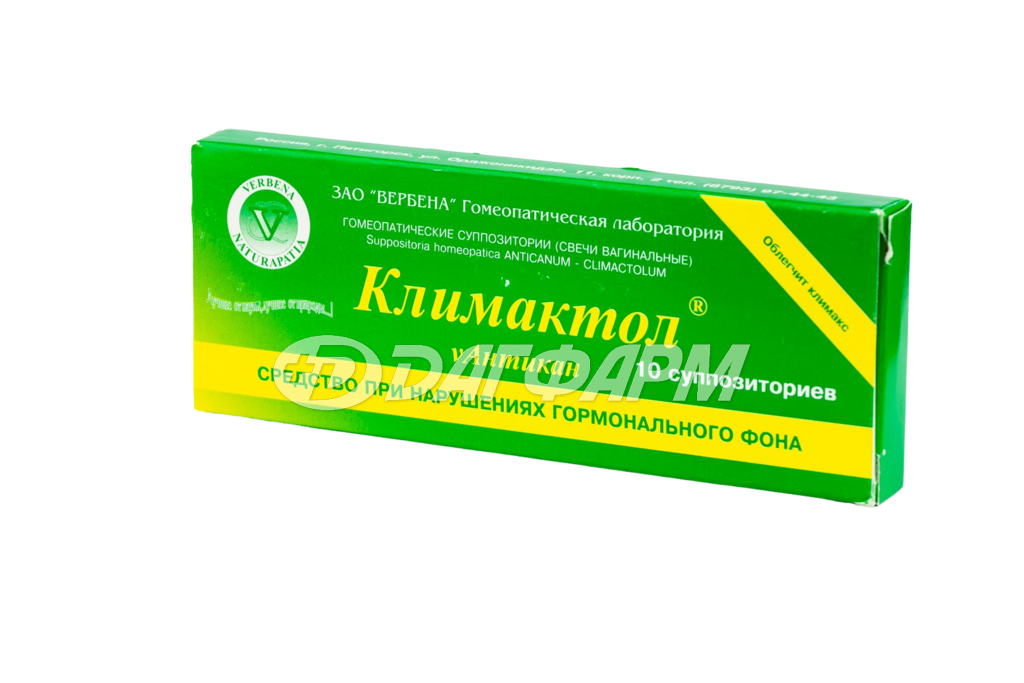 АДОНИС КЛИМАКТОЛ АНТИКАН суппозитории гомеопатические №10
