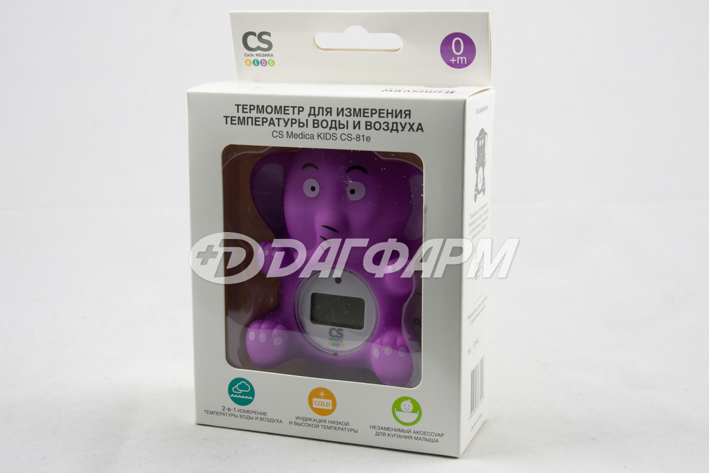 СИ ЭС МЕДИКА  термометр д/измерения воды и воздуха cs-81e kids