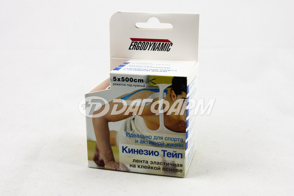 SFM кинезио-тейп лента эластичная, 5х500СМ, телесный