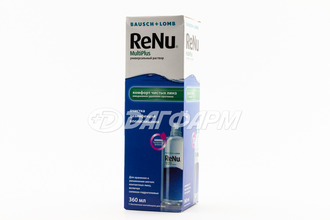 RENU Bausch&Lomb Multiplus, раствор для контактных линз, флакон 360мл