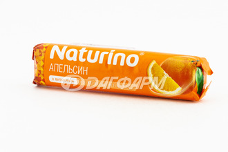 NATURINO пастилки с витаминами и соком апельсина 36,4г
