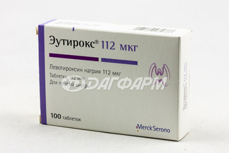 ЭУТИРОКС табл. 112мкг №100