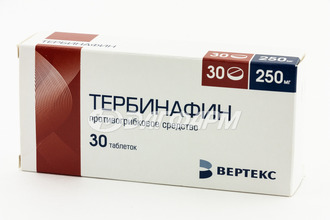 ТЕРБИНАФИН таблетки 250мг №30 вертекс