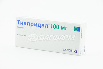 ТИАПРИДАЛ таблетки 100мг №20