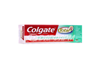COLGATE ТОТАL 12 Профессиональная чистка, зубная паста-гель туба 75мл