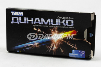 ДИНАМИКО таблетки, покрытые пленочной оболочкой 50мг №1