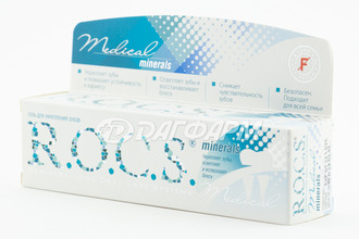 ROCS medical гель для укрепления зубов реминерализующая 35мл/45г