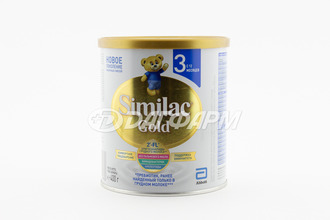 SIMILAC 3 GOLD смесь молочная банка 400г