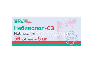 НЕБИВОЛОЛ-СЗ таблетки 5мг №56