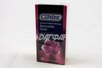 CONTEX презервативы ROMANTIC LOVE ароматизированные №12