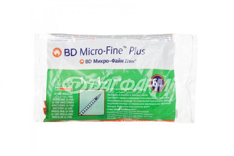 MICRO-FINE PLUS шприц инсулиновый u-100 3-хкомп. 1мл №10 31g