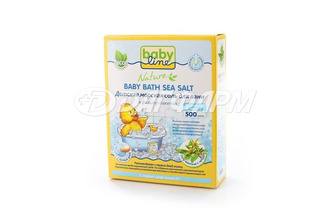BABYLINE соль для ванн морская детская натуральная 500г