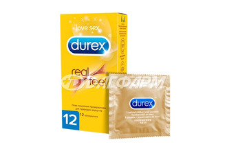 DUREX презервативы real feel №12