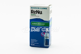 RENU  Bausch&Lomb Multiplus, раствор для контактных линз, флакон 60мл