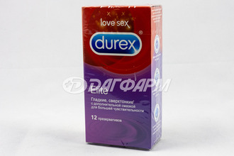 DUREX презервативы elite (сверхтонкие) №12